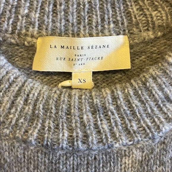 Sezane Samuel vest grey XS new with tags NWT - Picture 3 of 8